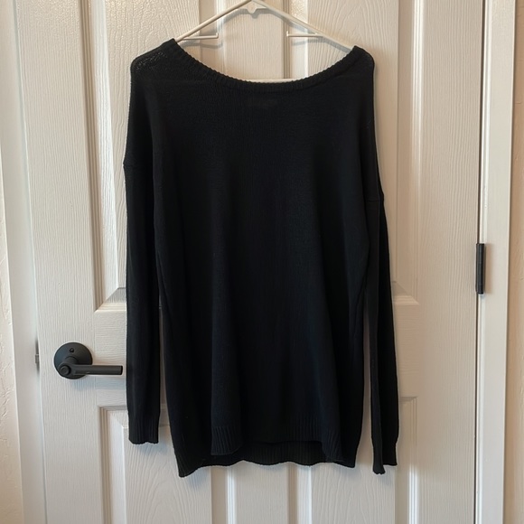 Lulus Cozy Time lace-up sweater - Picture 4 of 9